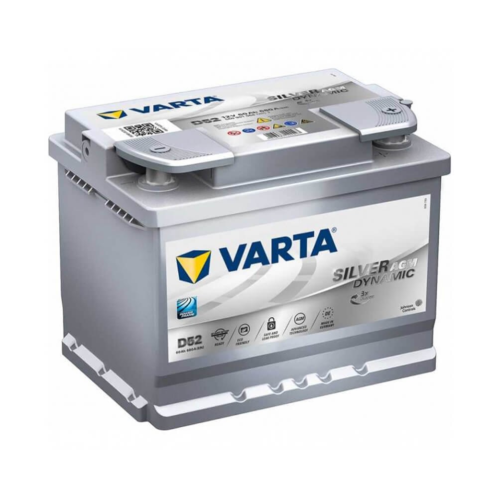 Vibrate Mug Wardian case Baterie auto Varta Silver AGM 12V-60Ah - Bateriefoc